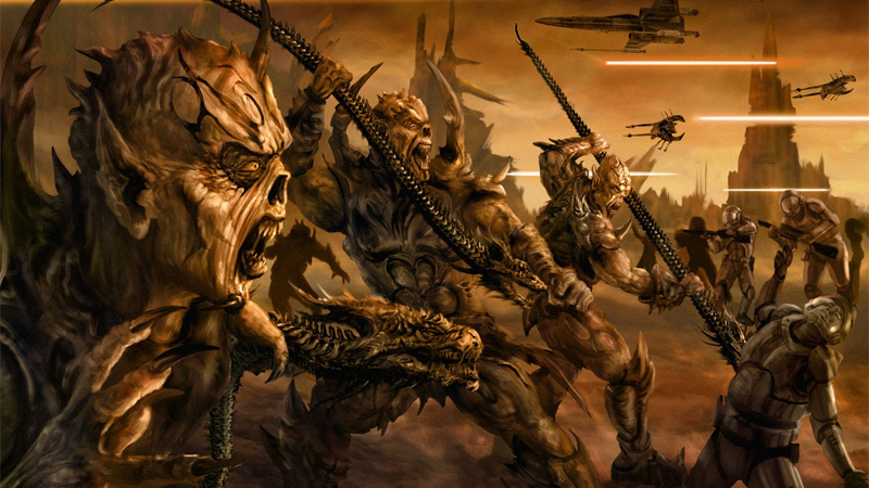 Image: Art by Chris Scaif for Essential Guide to Warfare. Del Rey